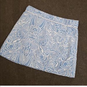 Cute! Patagonia Blue/ Light Blue Wrap Skirt Sz 6
